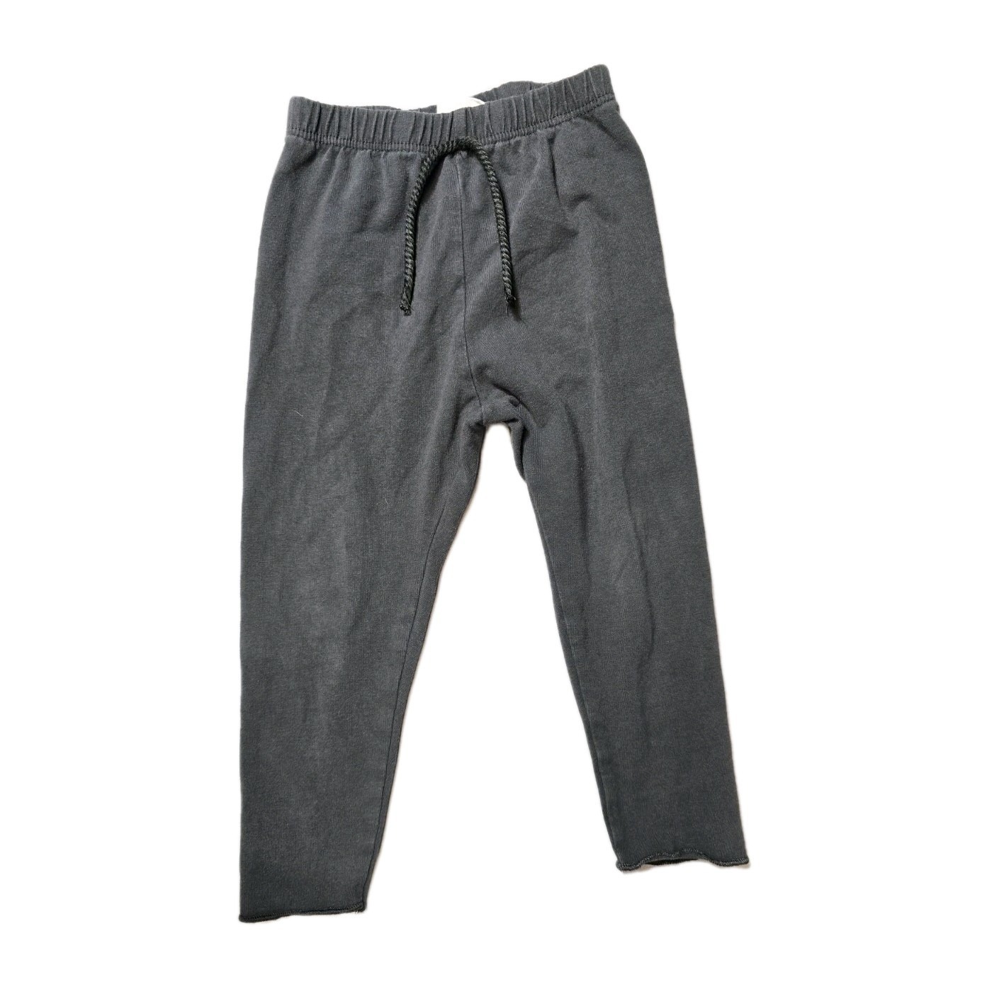 Zara Girls Legging 18-24 Months Gray Drawstrings